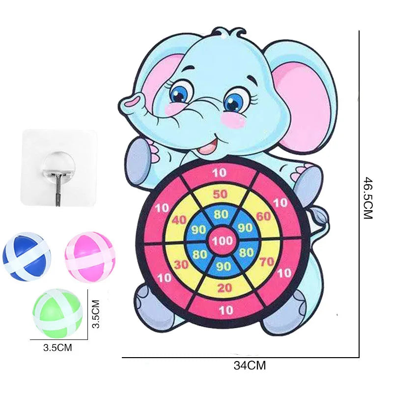 Montessori Throw Sport Slingshot Target Sticky Ball Dartboard Basketball Board Games Educational Children'S Outdoor Toy Kid Game