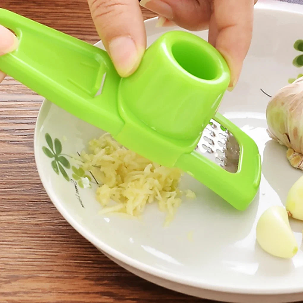 1PCS Garlic Crusher Press Multi-Functional Manual Ginger Garlic Grinding Grater Cutter Garlic Peeler Kitchen Tools