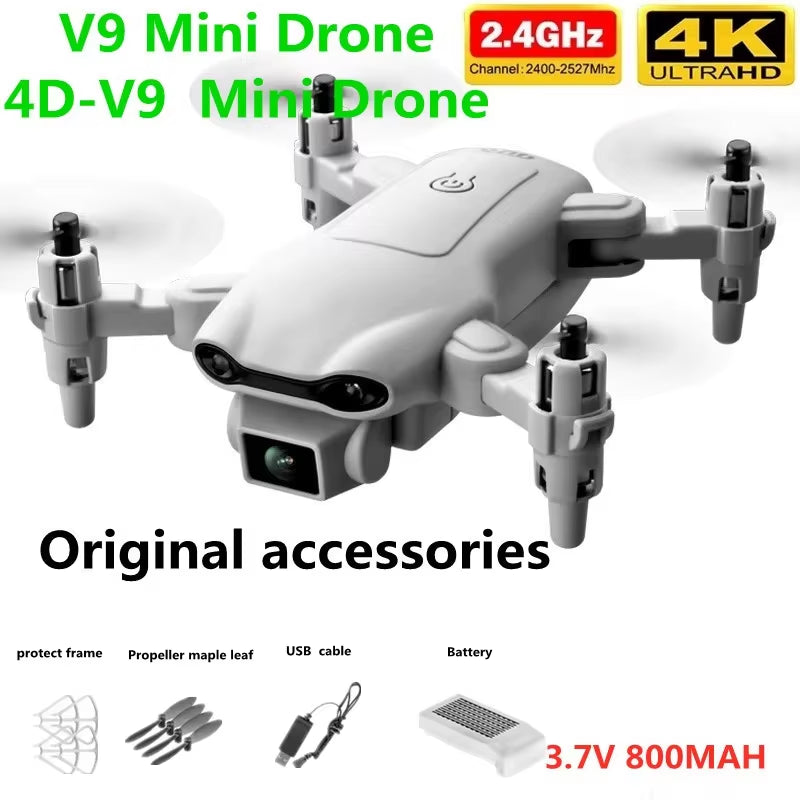 V9 Mini Drone Original Accessories 3.7V 800Mah Battery Propeller Blade USB Charging Line for 4D-V9 Quadcopter Spare Parts