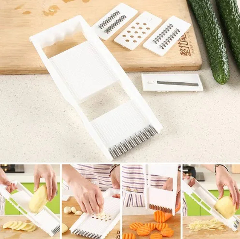 Manual Vegetable Cutter Slicer Kitchen Accessories Multifunctional round Mandoline Slicer Potato Cheese Kitchen Gadgets