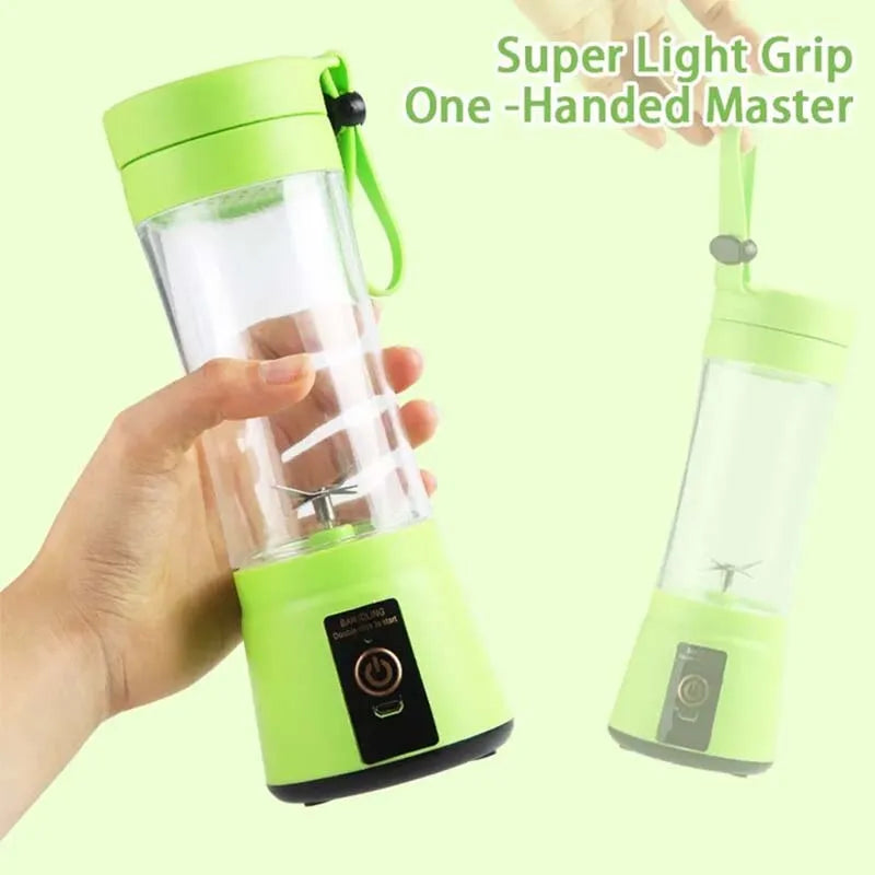Electric Orange Fruit Smoothie Food Juicer Blender Cup Personal Wireless Rechargeable Usb Mini Hand Portable Blender Usb Blender