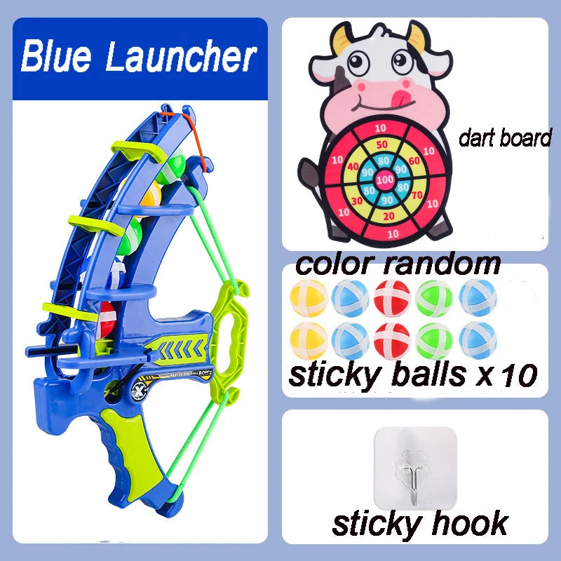 Montessori Throw Sport Slingshot Target Sticky Ball Dartboard Basketball Board Games Educational Children'S Outdoor Toy Kid Game