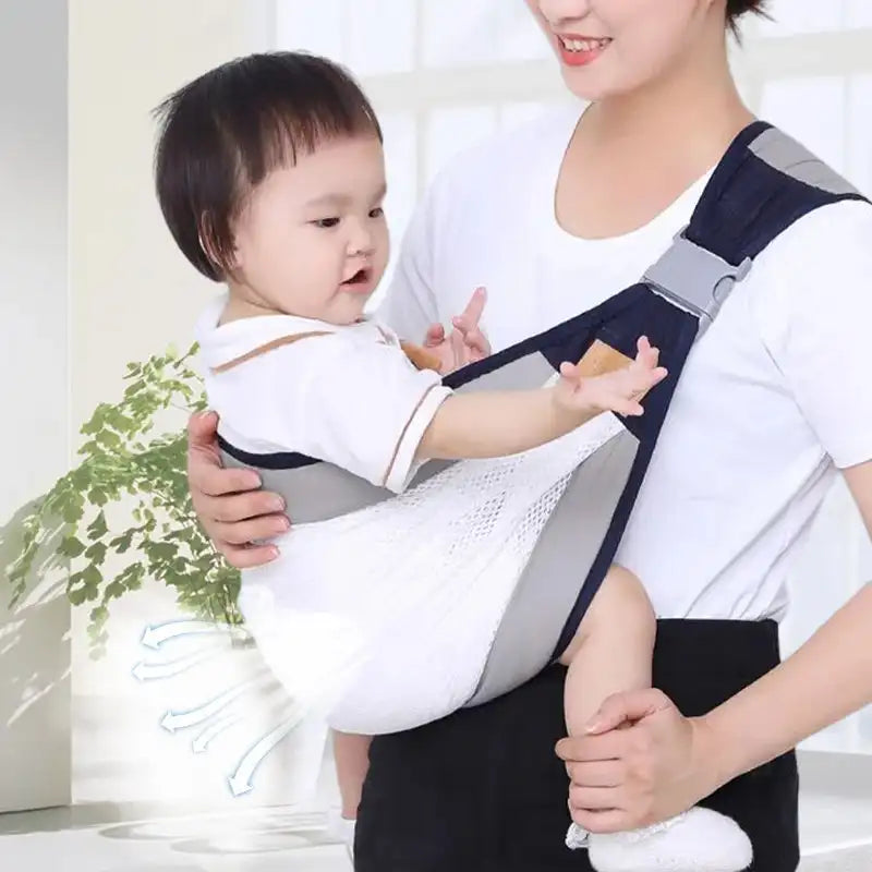 Lightweight Baby Carriers Strap for Infants Toddlers Multifunctional with Adjustable Shoulder Baby Carrier Comfortable