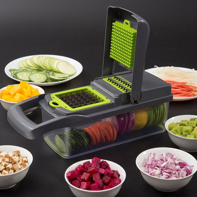 Manual Vegetable Cutter Slicer Kitchen Accessories Multifunctional round Mandoline Slicer Potato Cheese Kitchen Gadgets