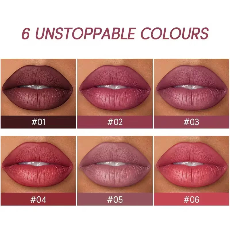 2 in 1 Lipstick Set Non Cup Stick Makeup for Women Waterproof Long Lasting Cosmetics Korean Makeup Matte Lipstick